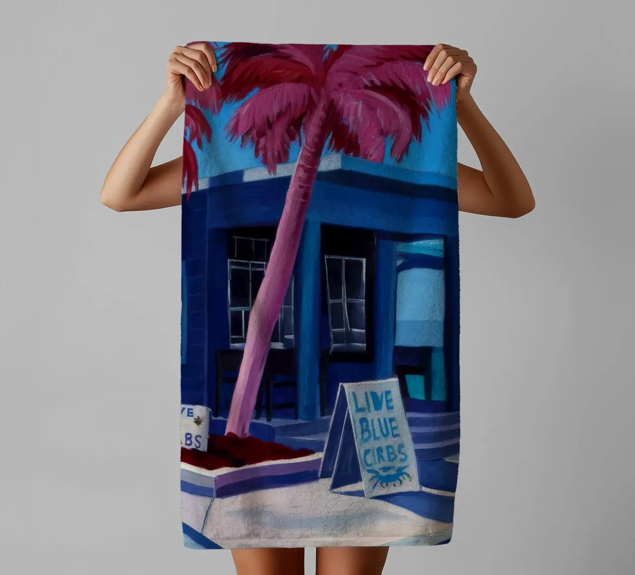Googie Palm Springs asciugamano da bagno da Silk Palette