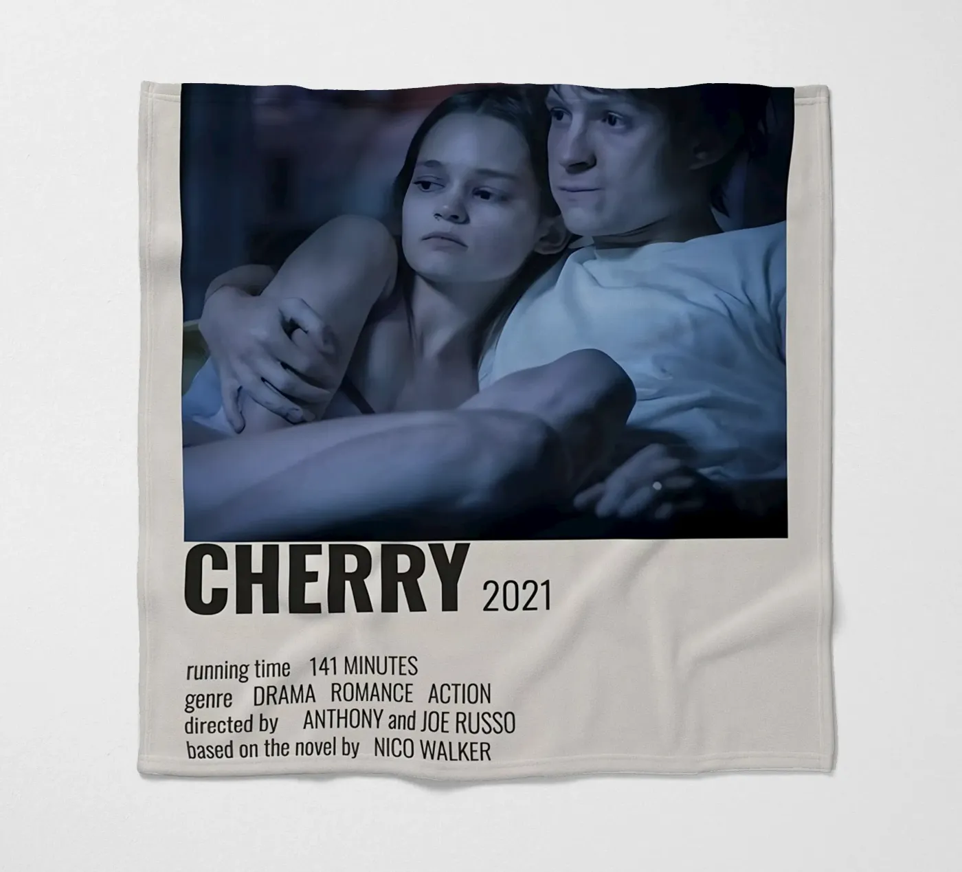 CHERRY 2021 fleece blanket by MVFminimalist