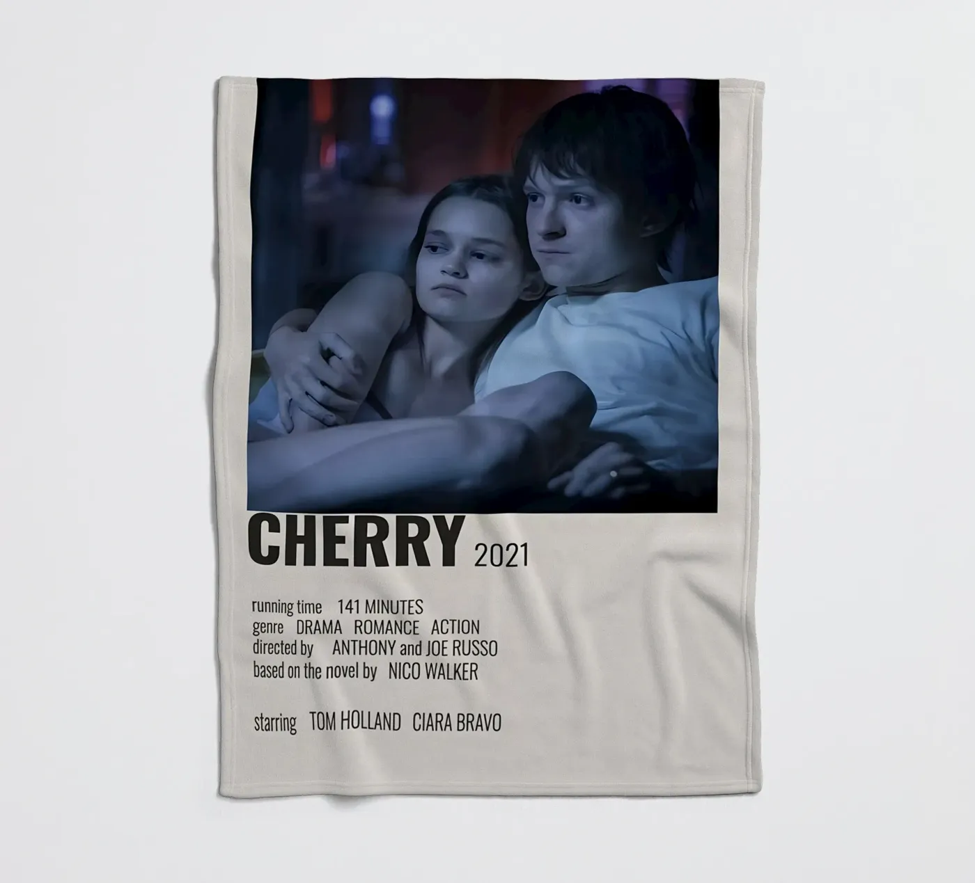 CHERRY 2021 fleece blanket by MVFminimalist