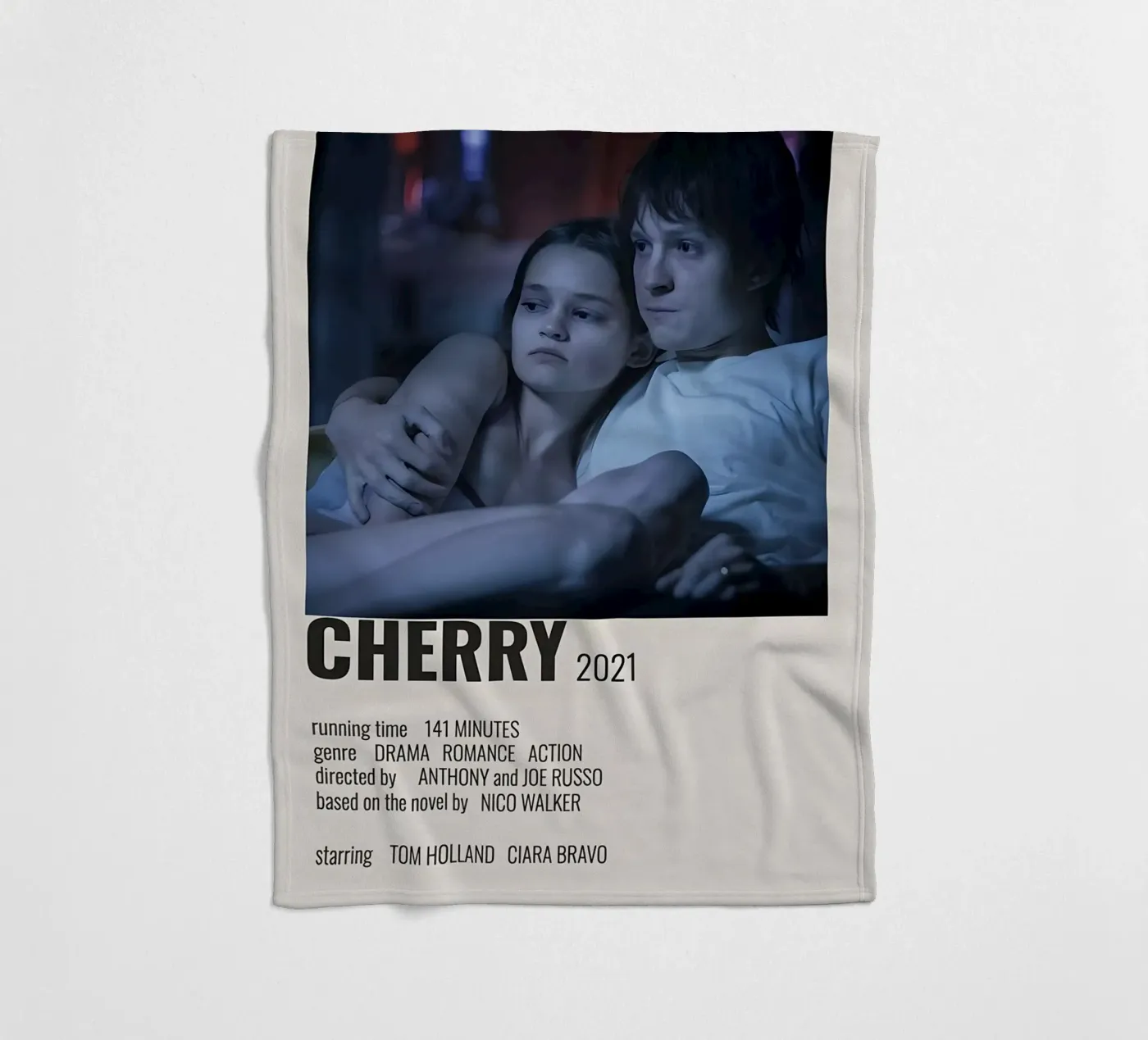 CHERRY 2021 fleece blanket by MVFminimalist