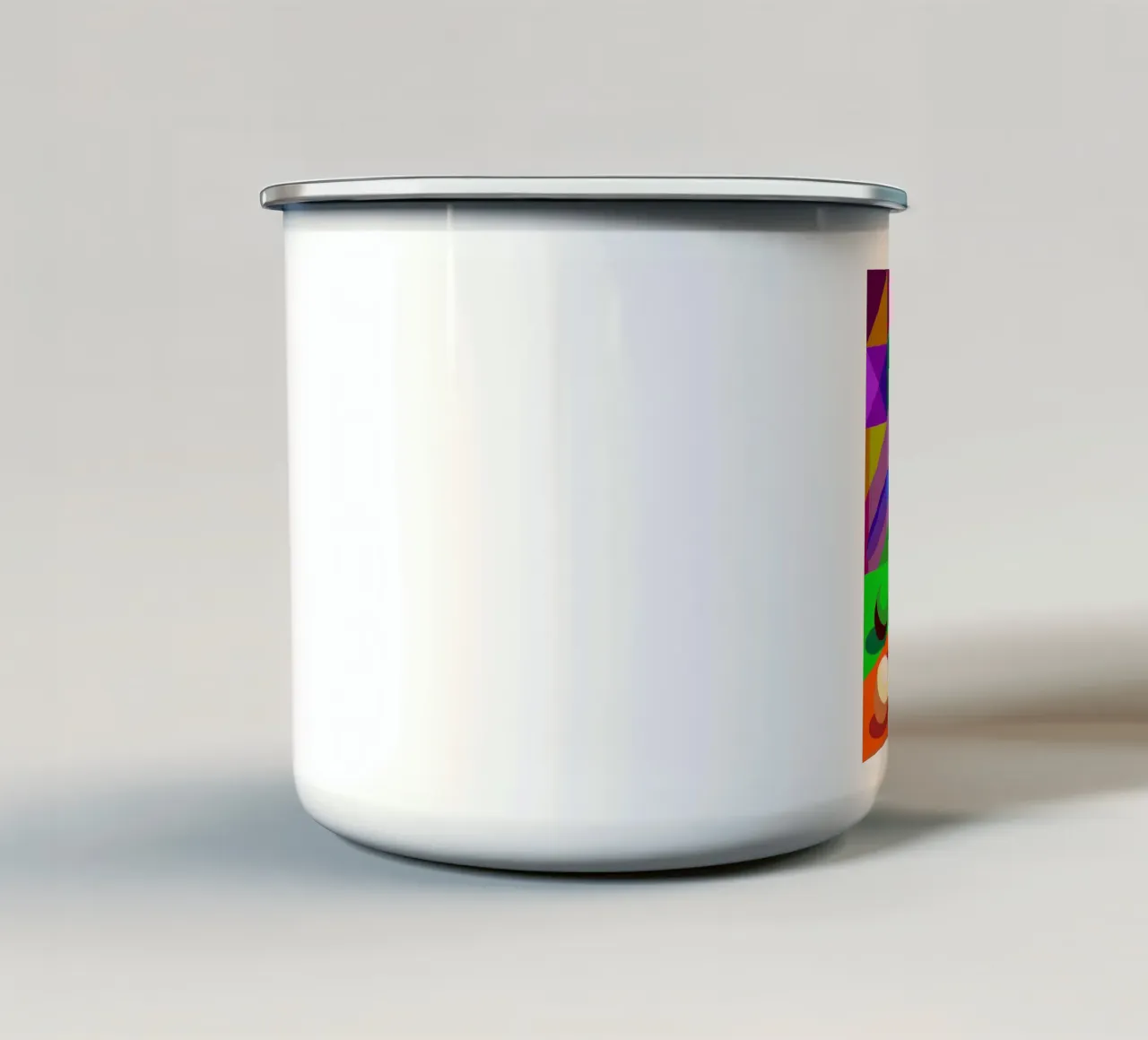 hahn vektor kunst zeichnung Emaille Tasse von alghonee