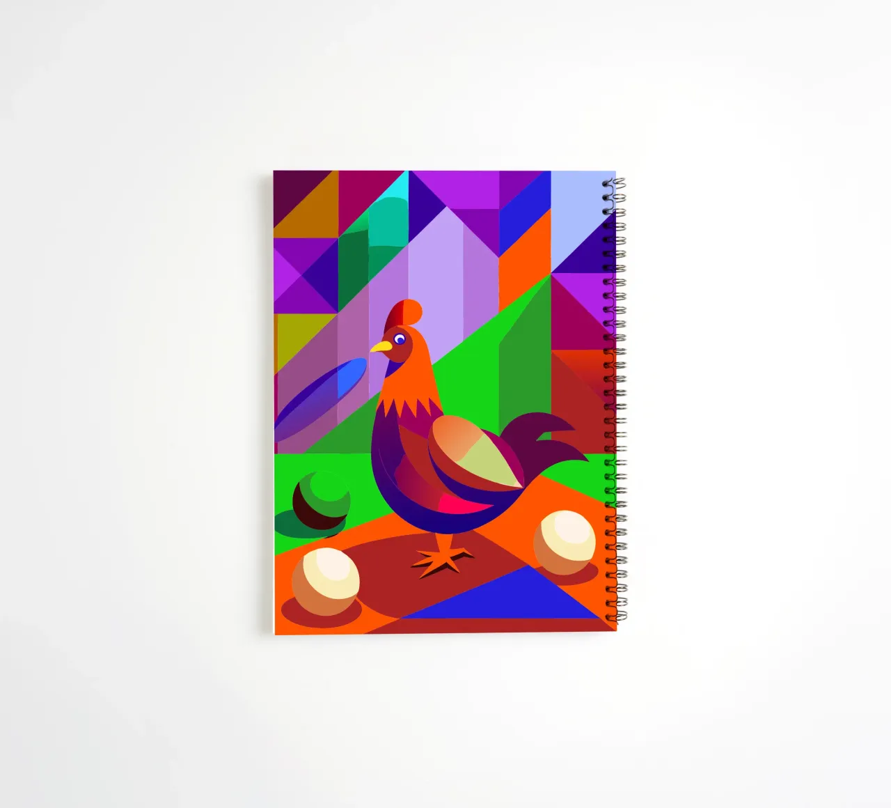 hahn vektor kunst zeichnung Ringbuch von alghonee
