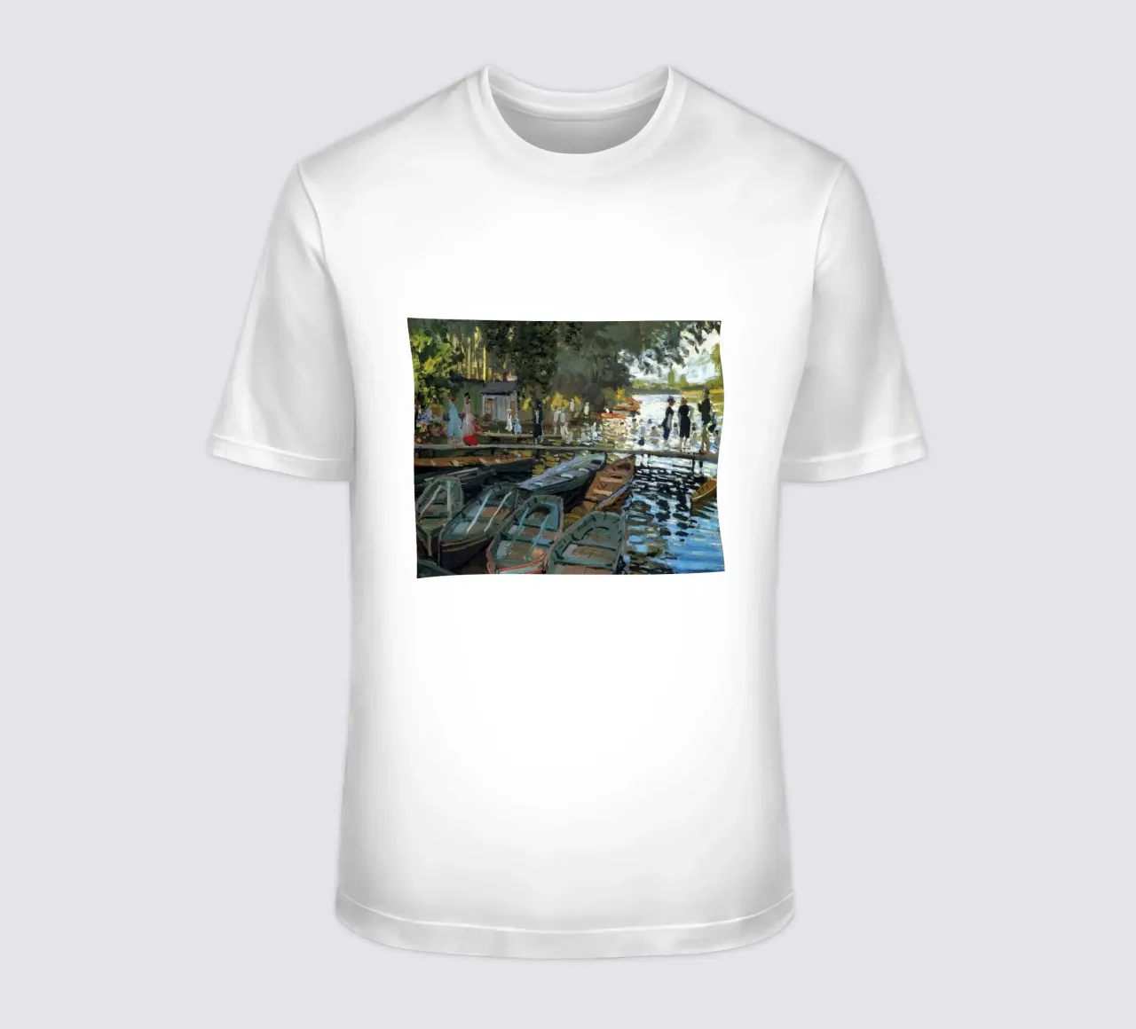 luogo di balneazione e di navigazione popolare sul fiume Senna t-shirt da SMG Store
