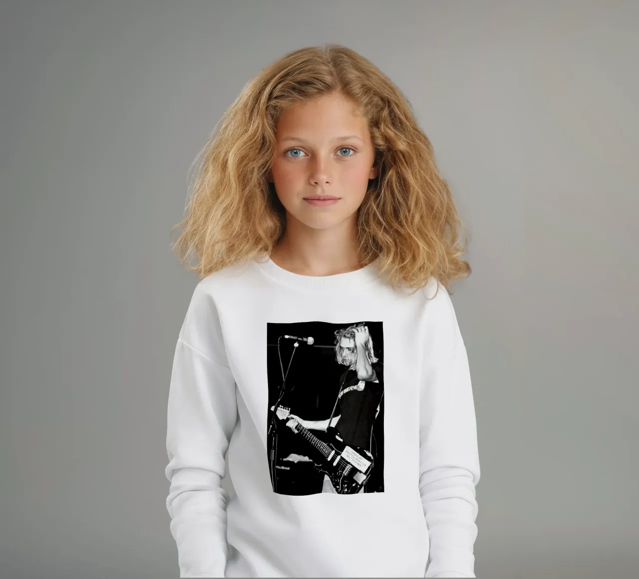 Live Concert Kurt Cobain felpa bambino da Has Fab