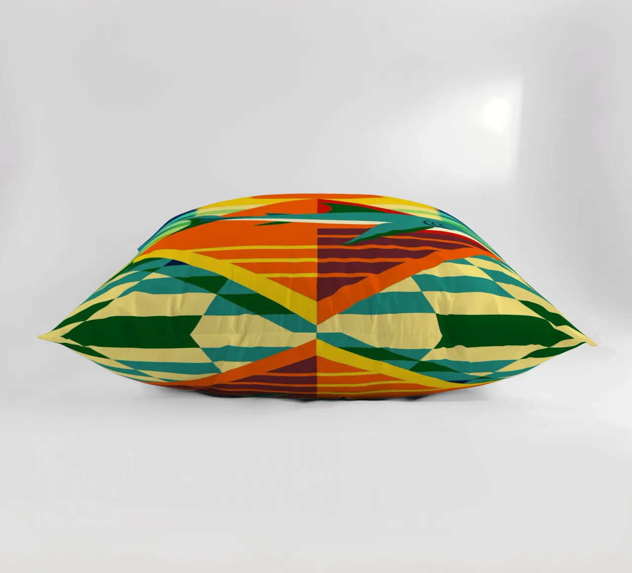 shark vector art drawing decorative cushion by alghonee