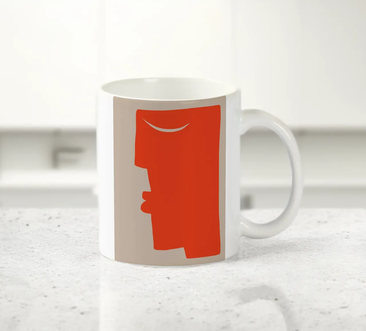 Persone rosse tazza in ceramica da Little Dean