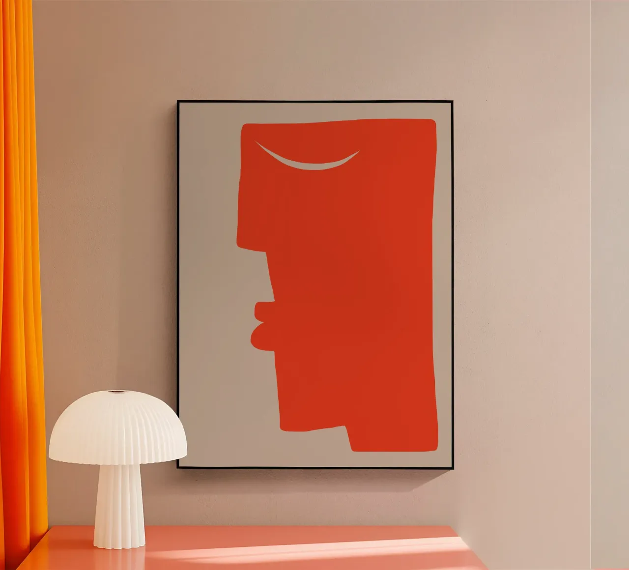 Persone rosse plexiglass da Little Dean