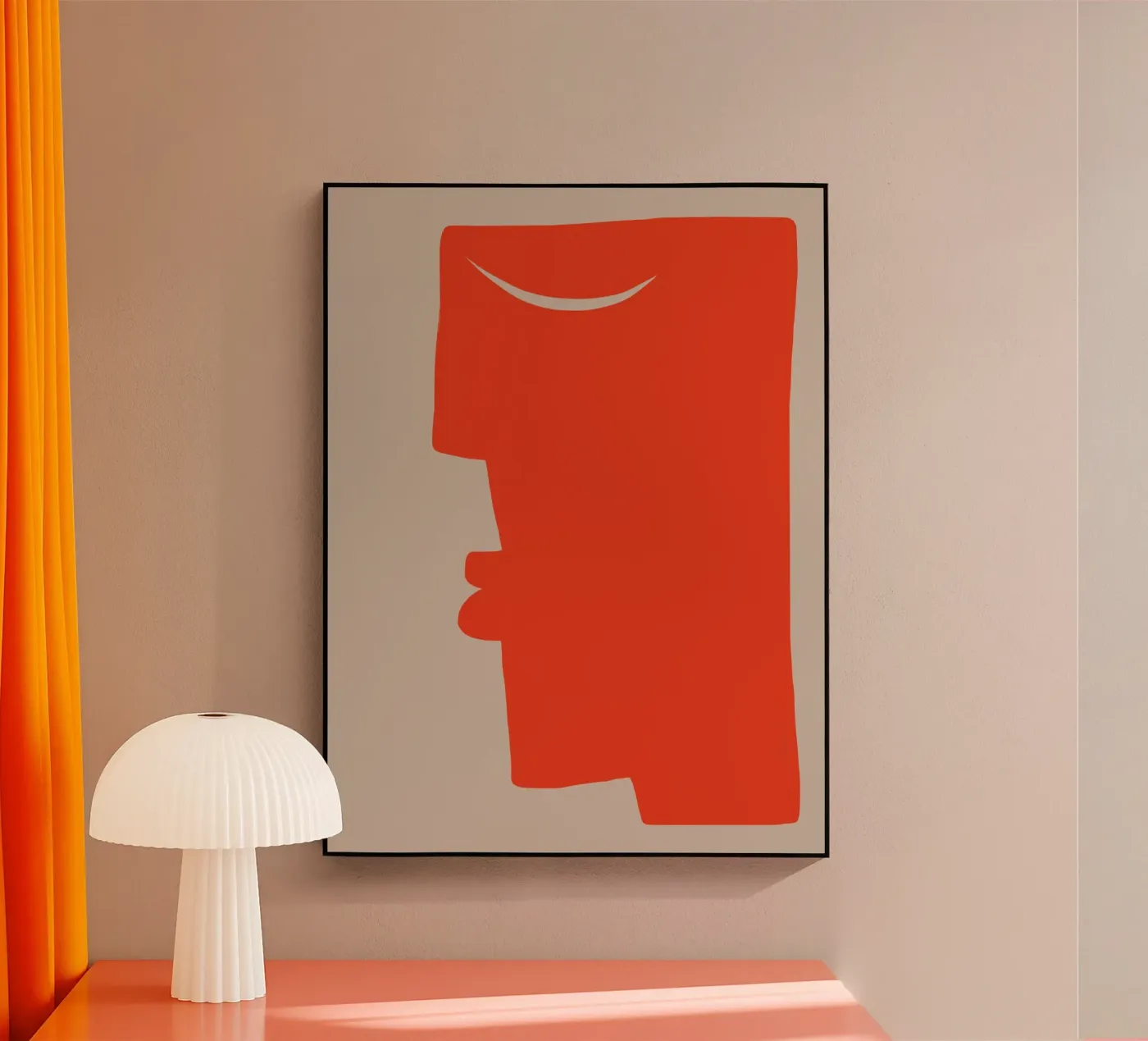 Persone rosse plexiglass da Little Dean