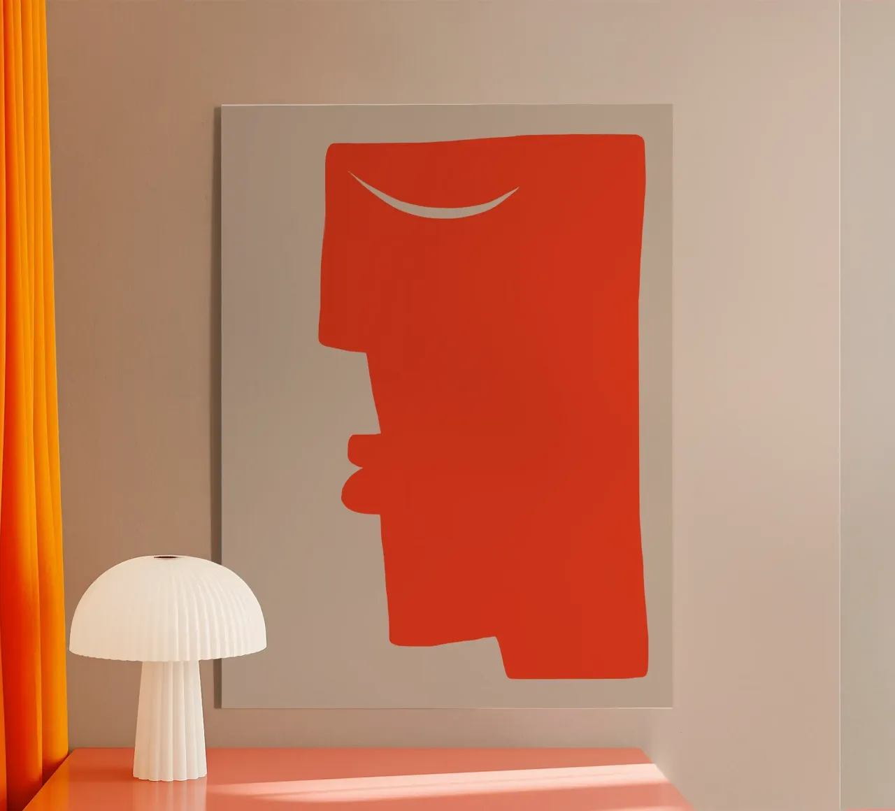 Persone rosse plexiglass da Little Dean