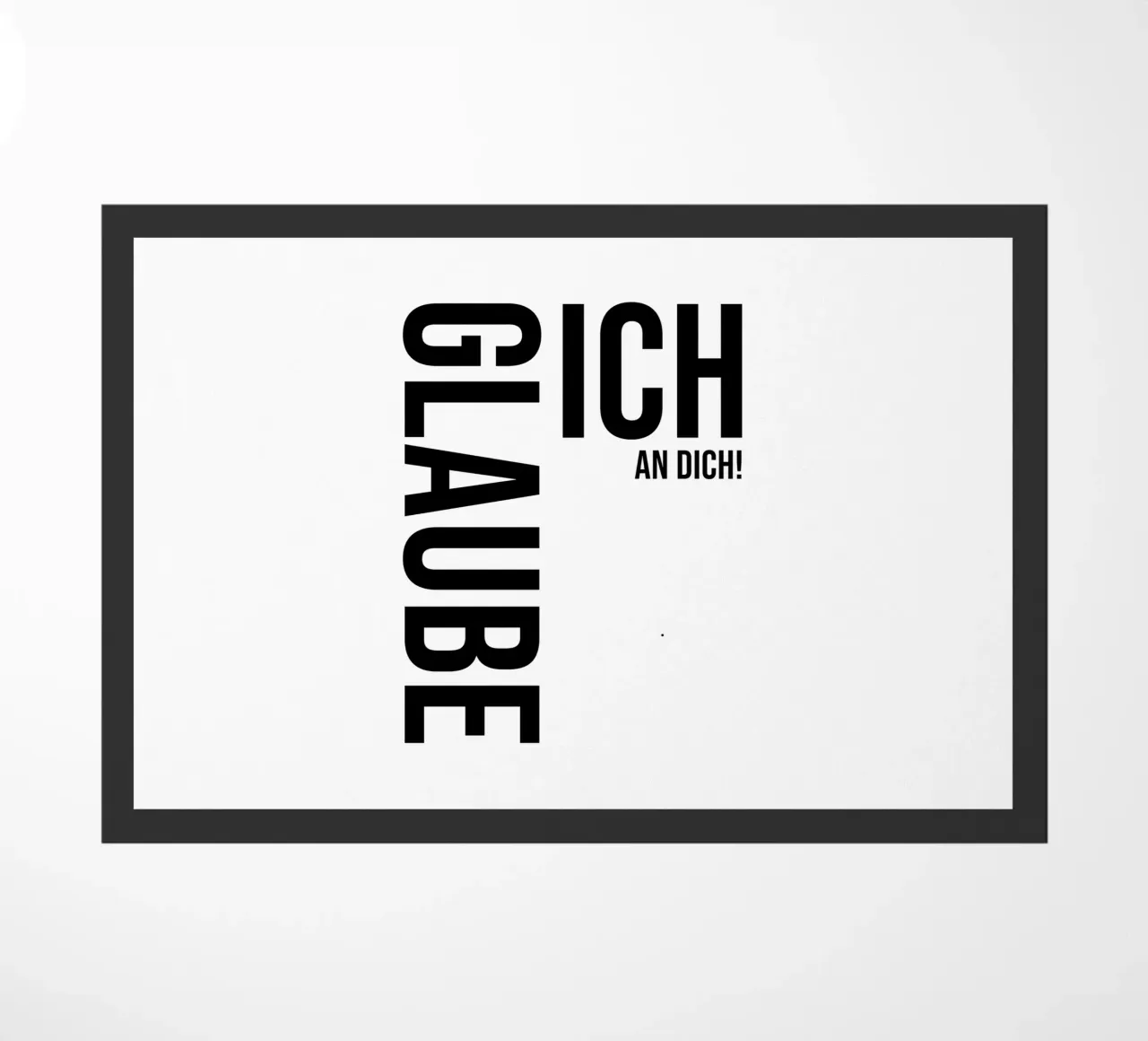 Credo in te zerbino da YV TYPOGRAPHY