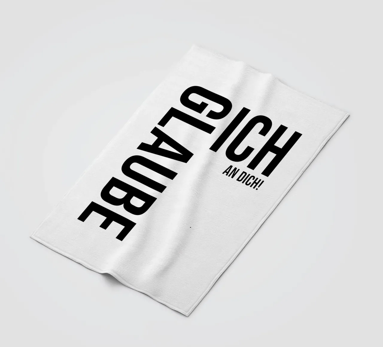 Credo in te coperta in pile da YV TYPOGRAPHY