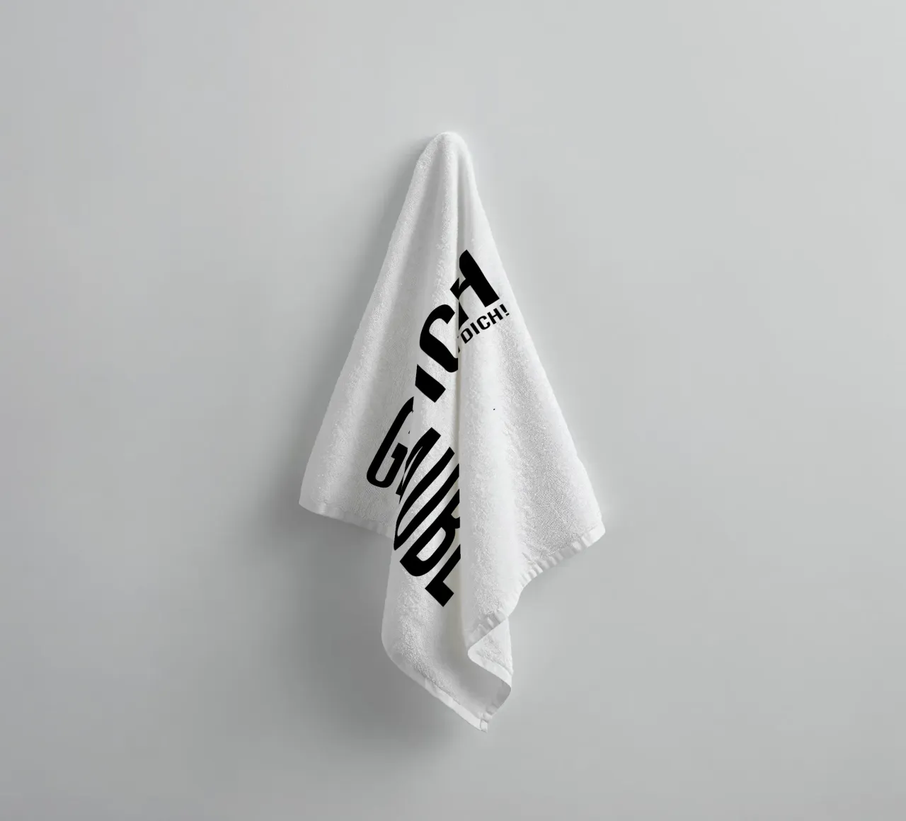 Credo in te asciugamano da bagno da YV TYPOGRAPHY