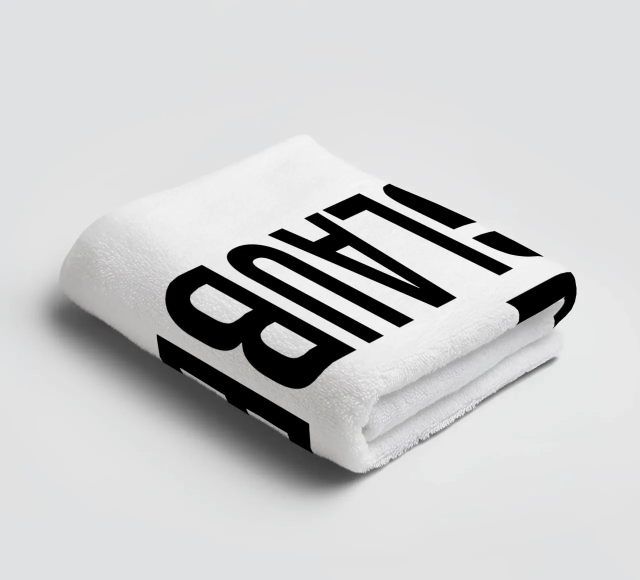 Credo in te asciugamano da bagno da YV TYPOGRAPHY