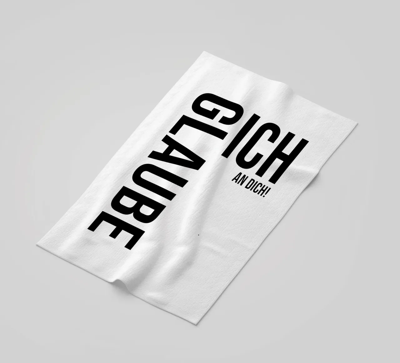 Credo in te telo mare da YV TYPOGRAPHY