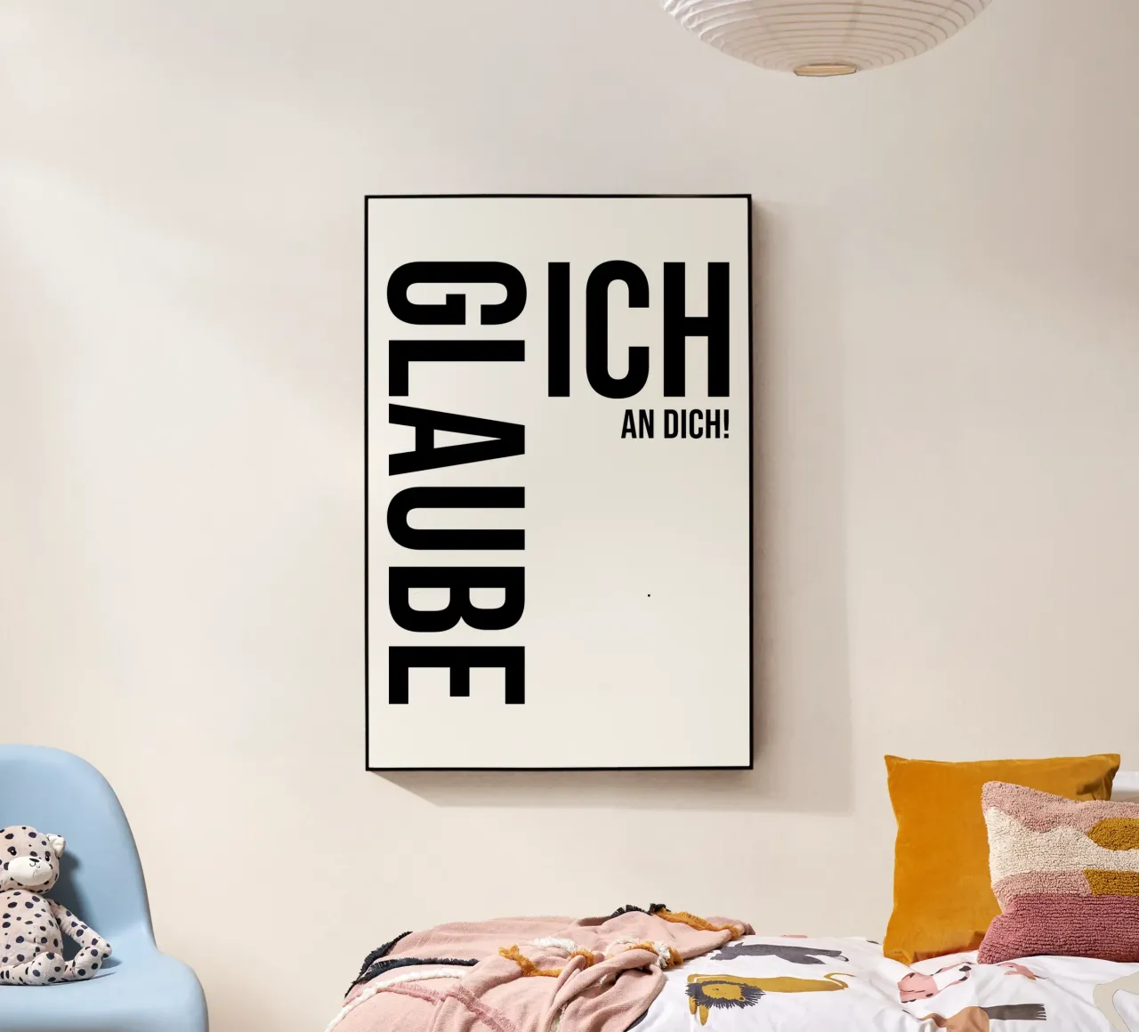 Credo in te plexiglass da YV TYPOGRAPHY