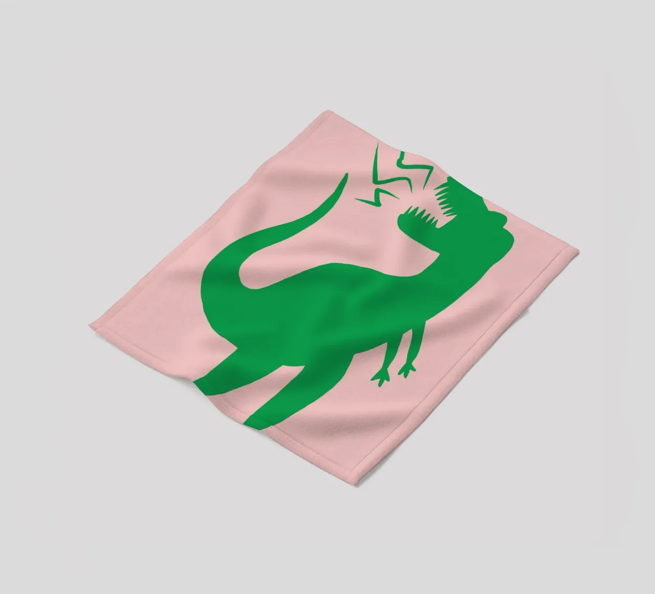 Asilo nido T-rex coperta in pile da Little Dean