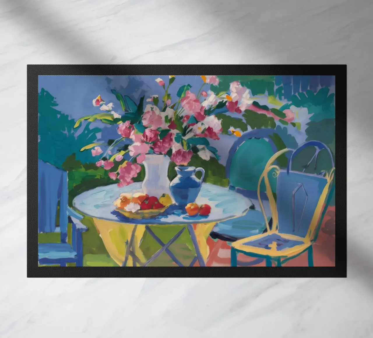 Rozentuin rust deurmat van Celestial Harmony