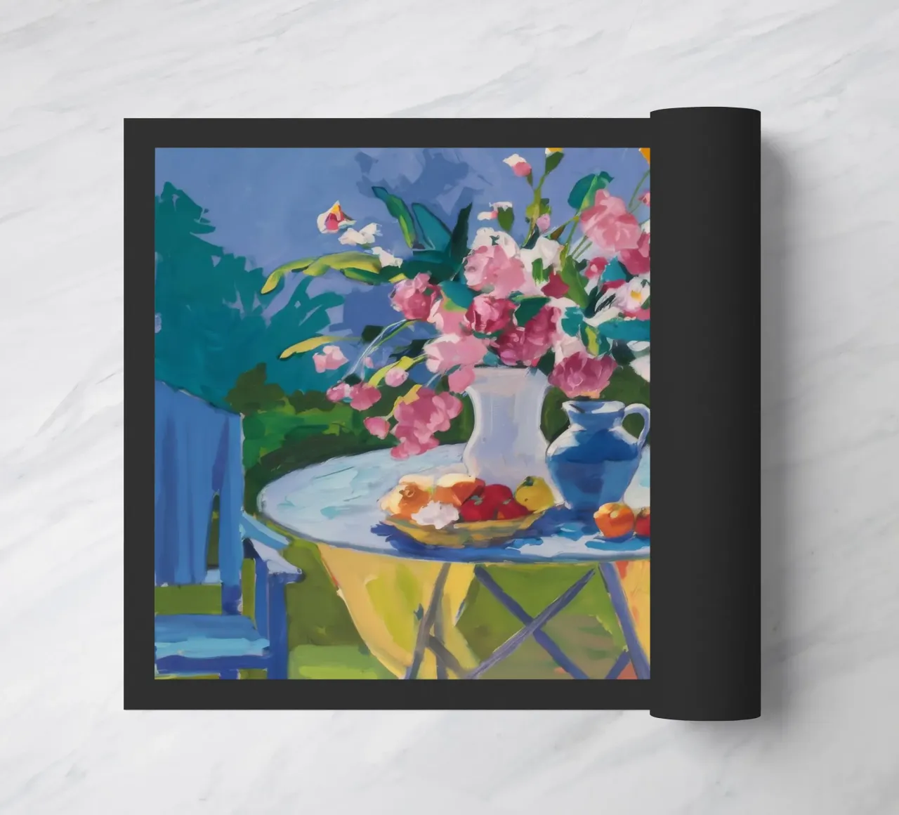 Rozentuin rust deurmat van Celestial Harmony