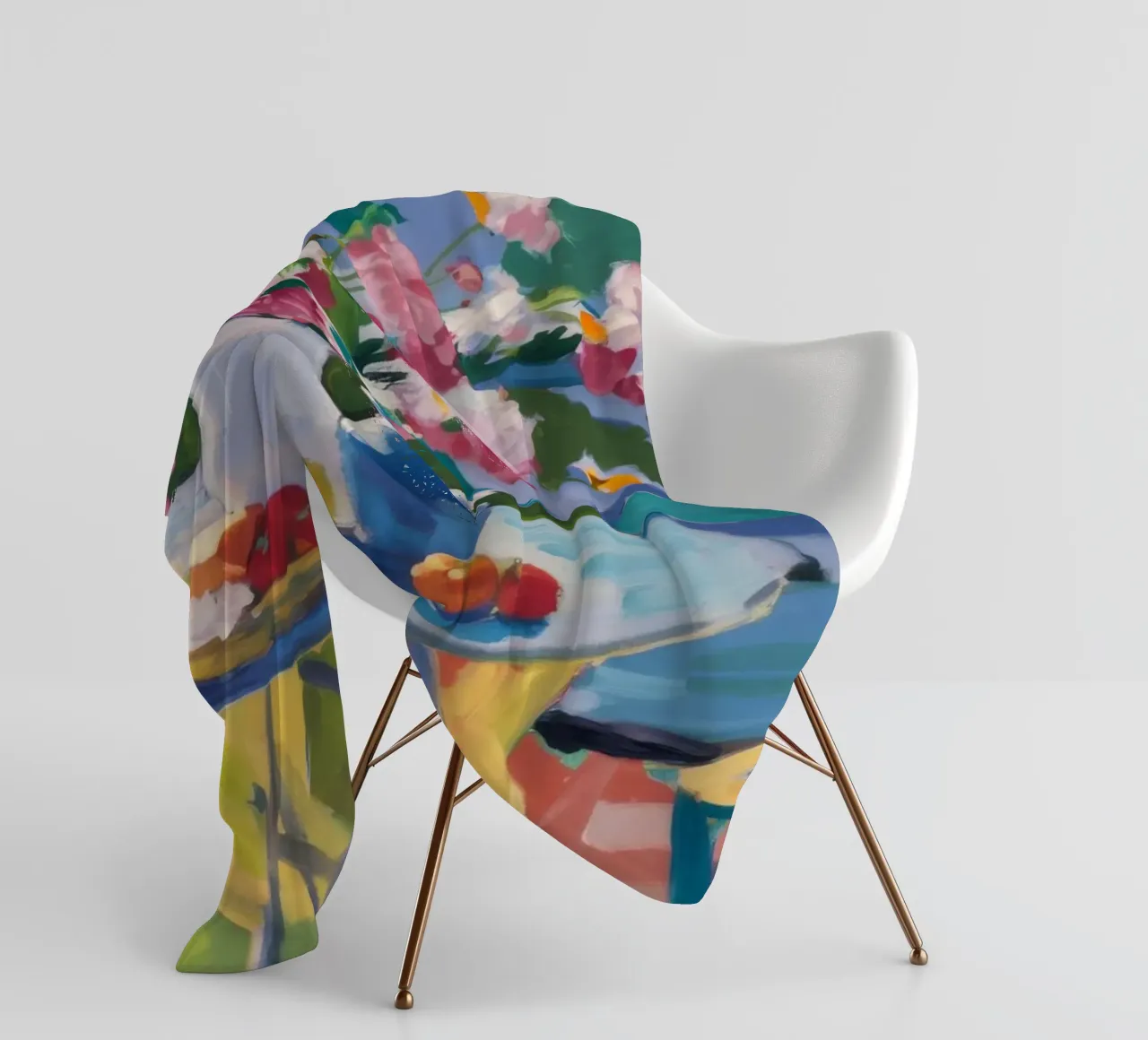 Rozentuin rust fleecedeken van Celestial Harmony