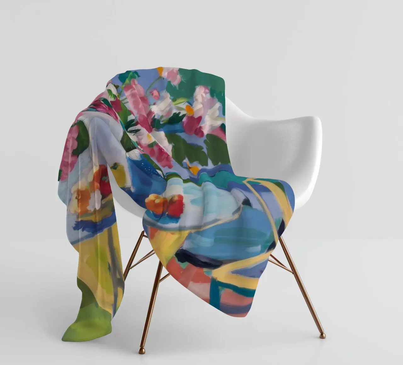 Rozentuin rust fleecedeken van Celestial Harmony