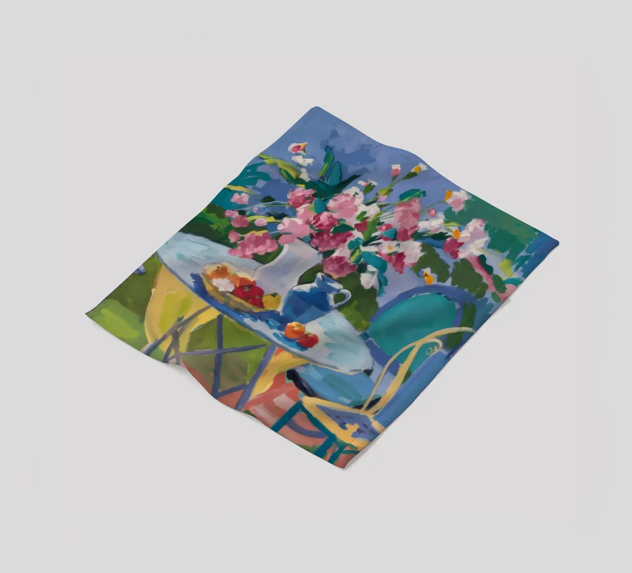 Rozentuin rust fleecedeken van Celestial Harmony