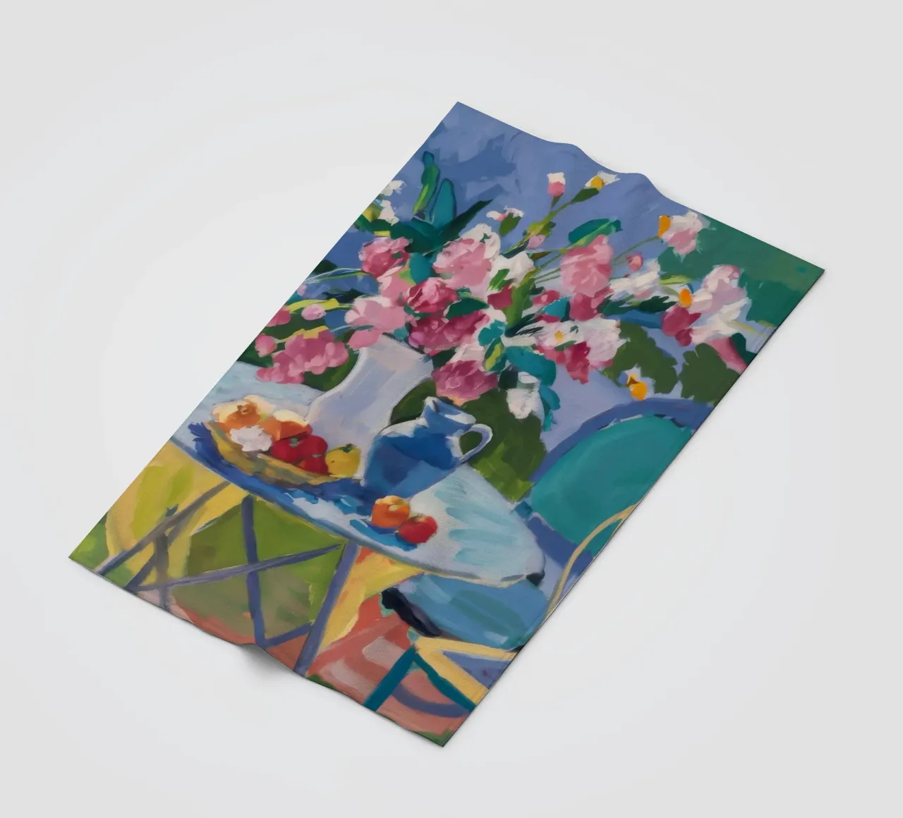 Rozentuin rust fleecedeken van Celestial Harmony