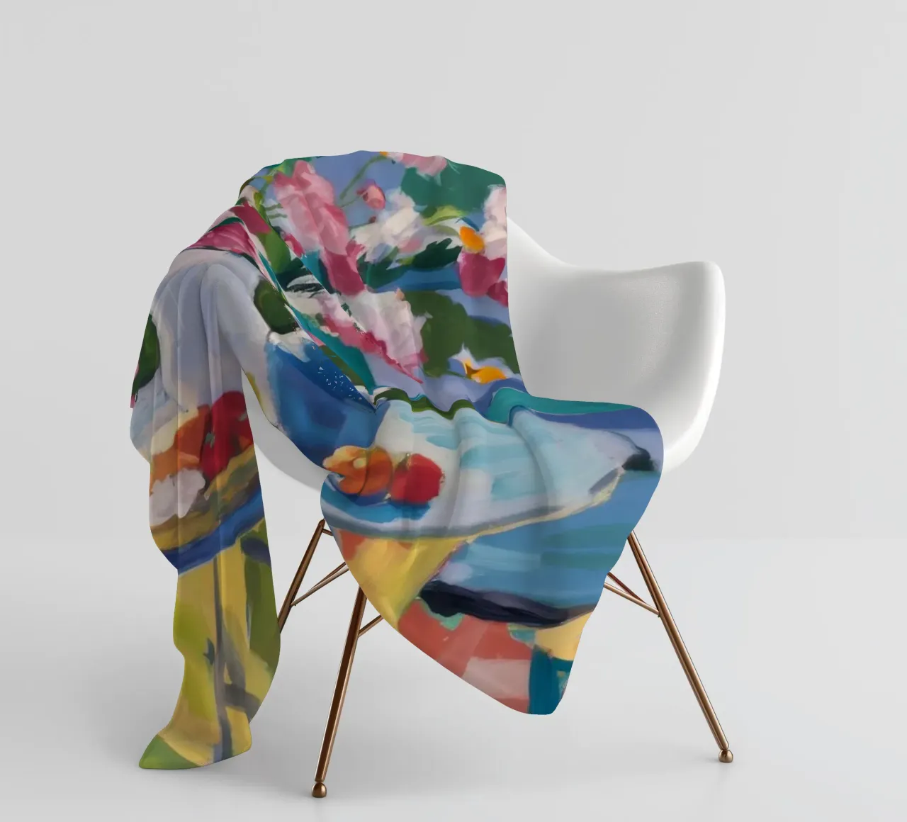 Rozentuin rust fleecedeken van Celestial Harmony