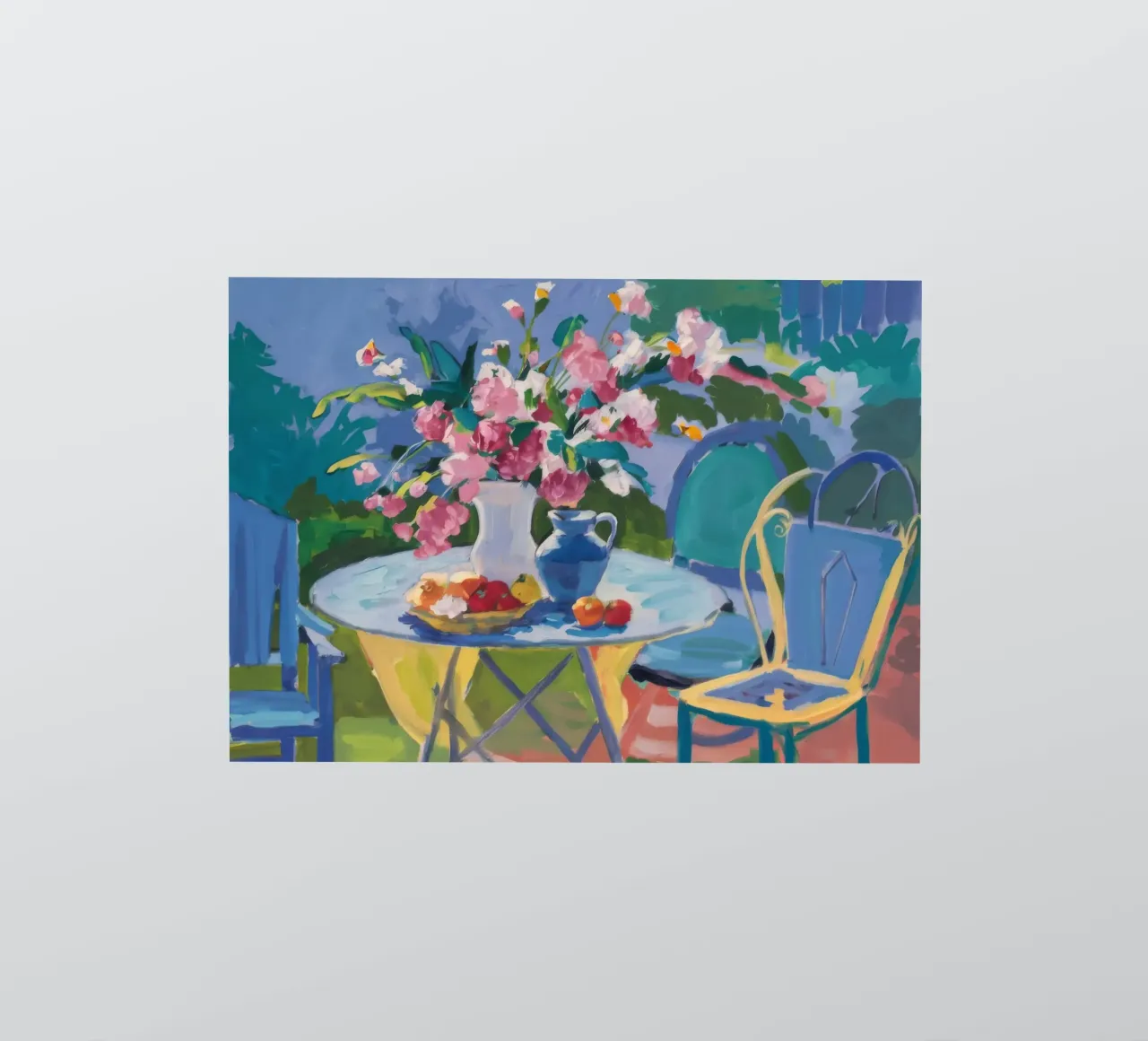 Rozentuin rust sticker van Celestial Harmony