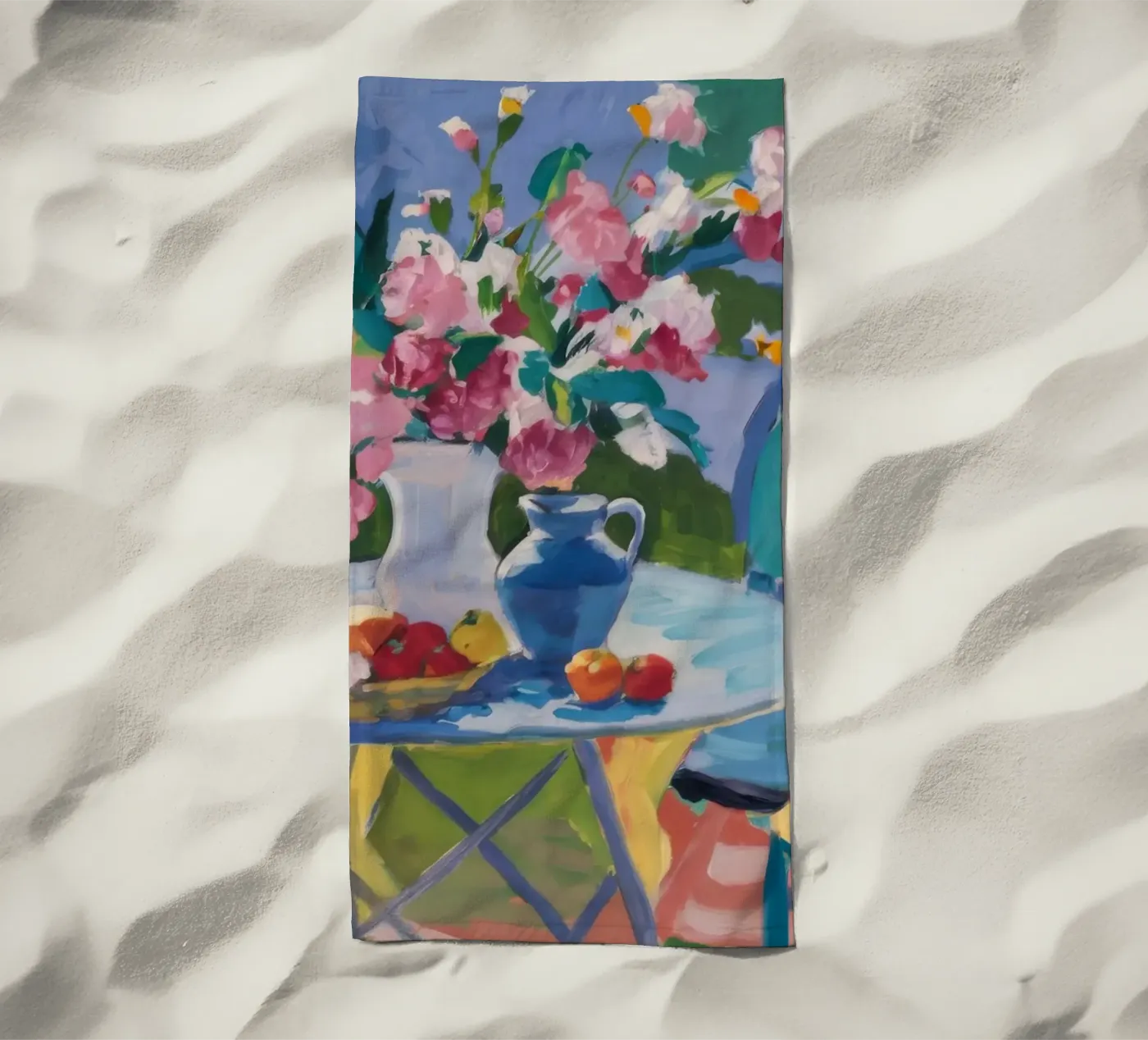 Rozentuin rust strandhanddoek van Celestial Harmony