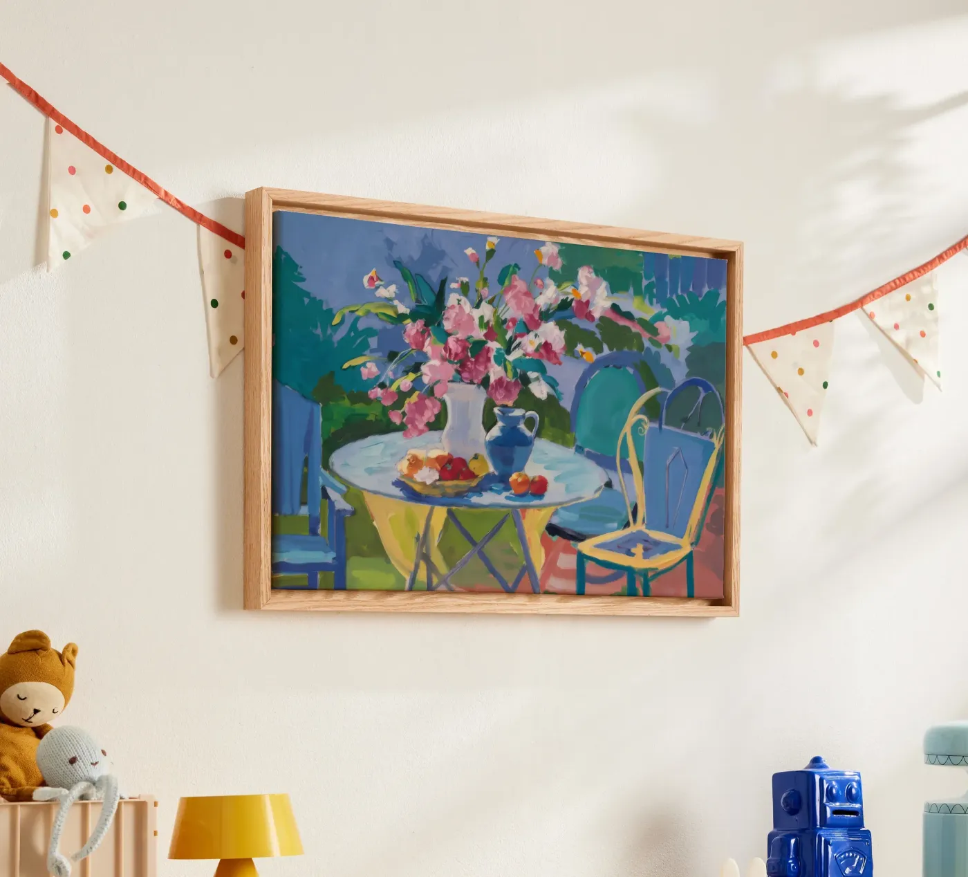 Rozentuin rust canvas van Celestial Harmony