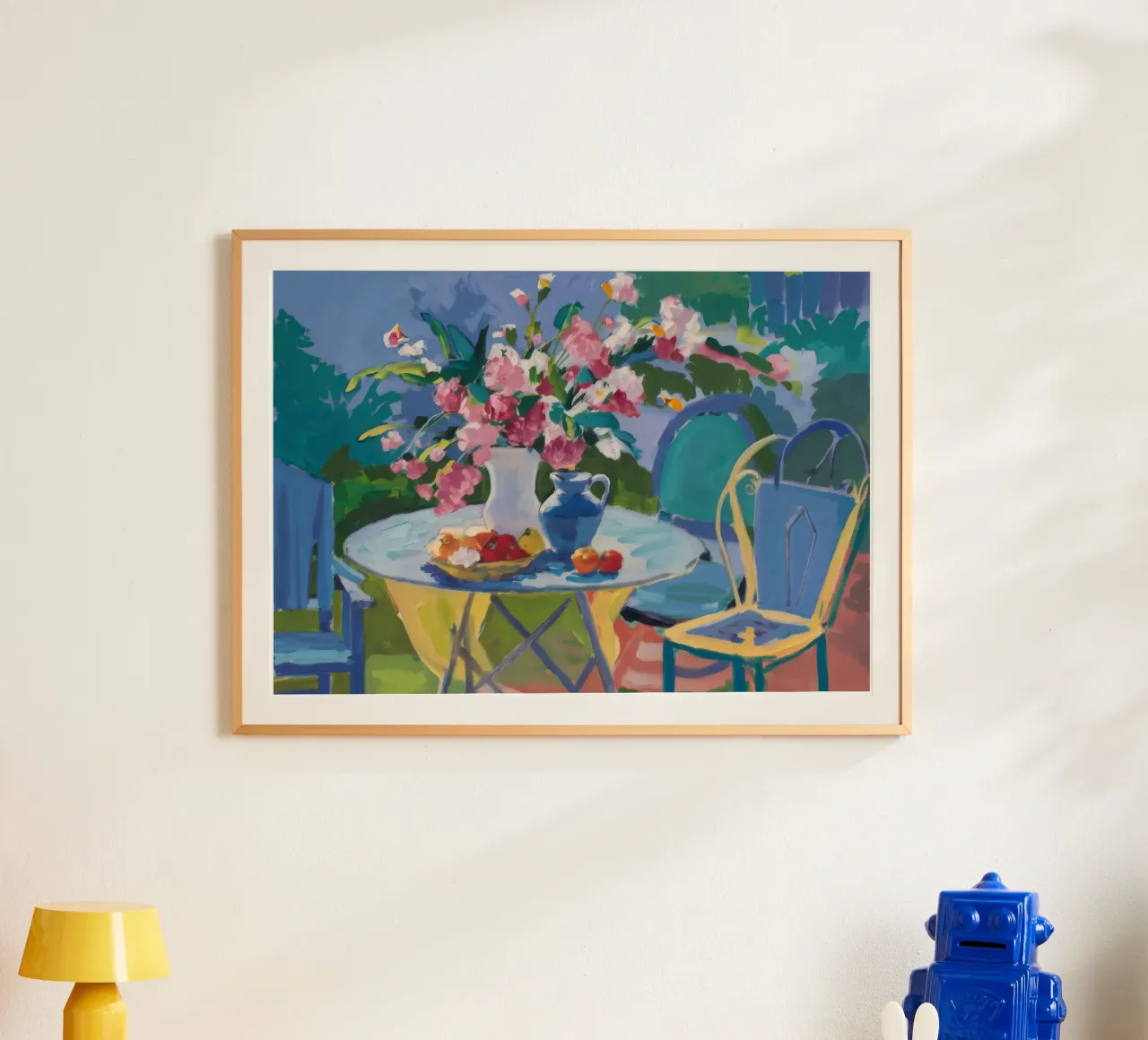 Rozentuin rust poster van Celestial Harmony