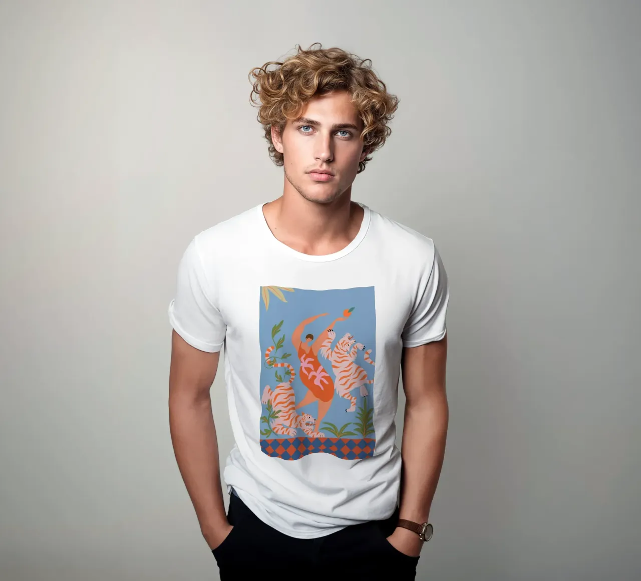 Dancing with Tigers t-shirt da Arty Guava