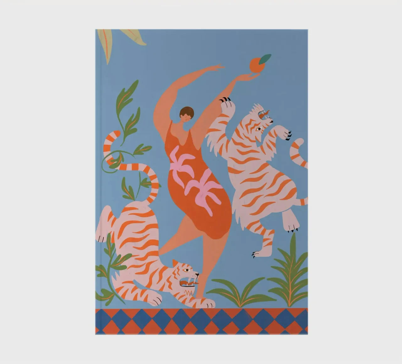 Dancing with Tigers notebook by Arty Guava