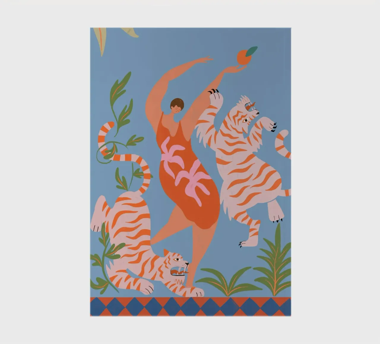 Dancing with Tigers notebook by Arty Guava