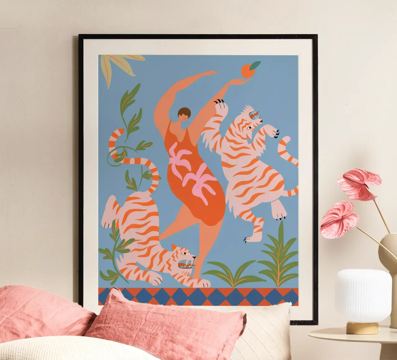 Dancing with Tigers poster da Arty Guava