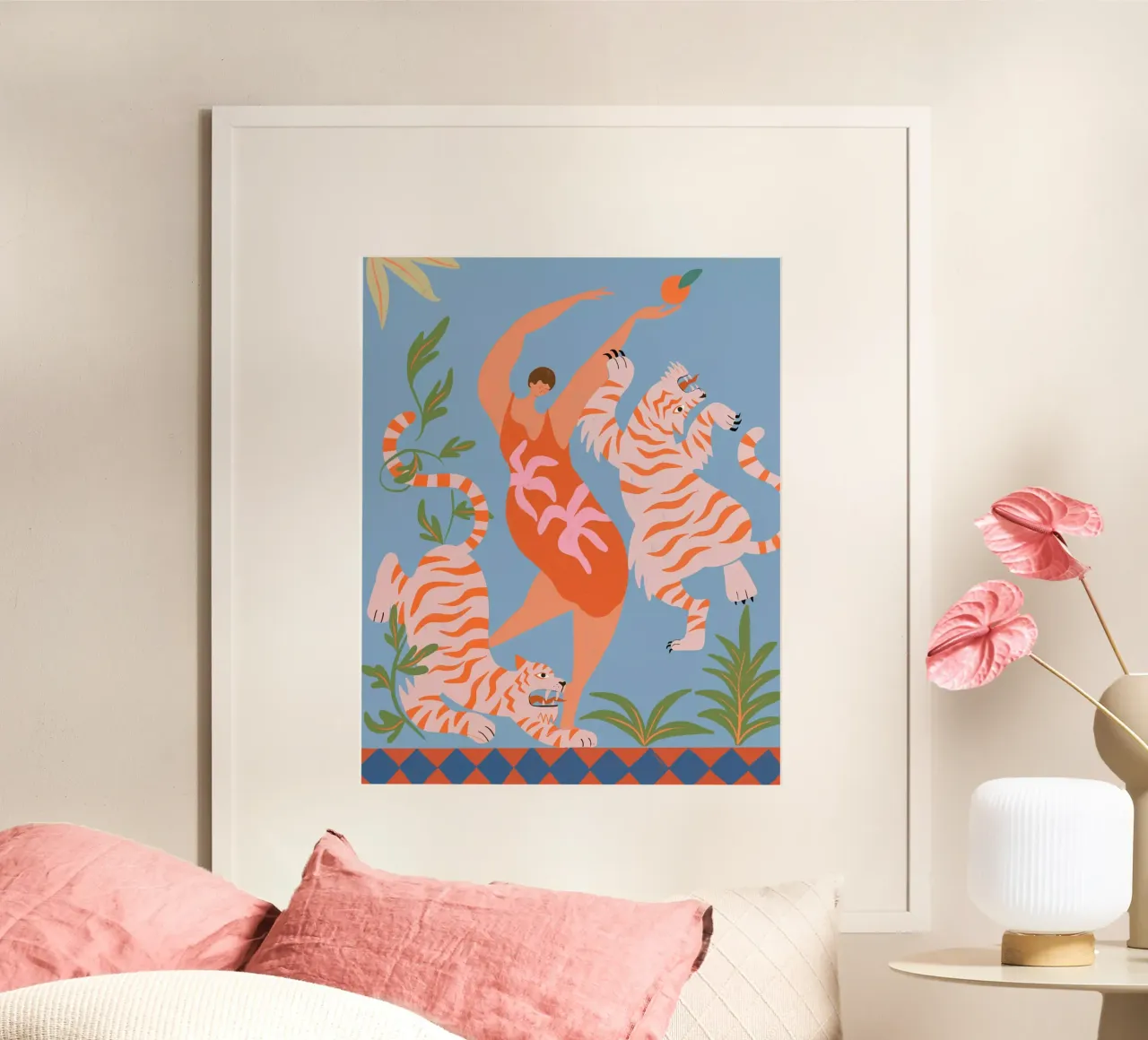 Dancing with Tigers poster da Arty Guava