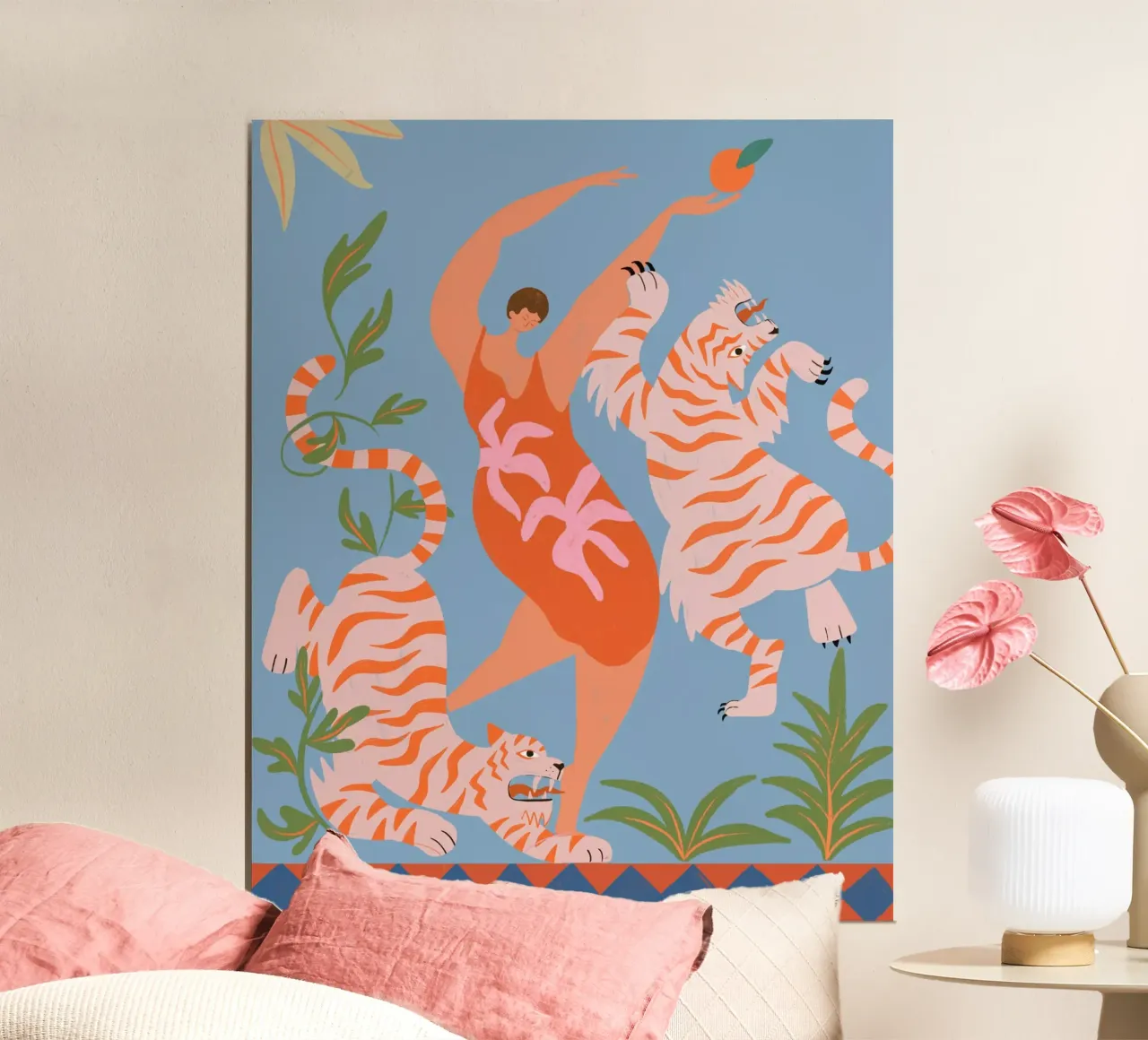 Dancing with Tigers poster da Arty Guava