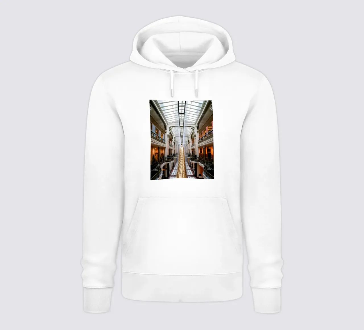 simetría arquitectónica sudadera con capucha de Horsire