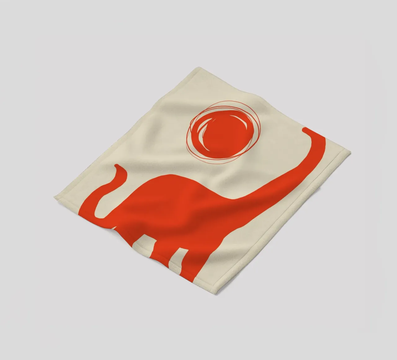 Brachiosaurus fleecedeken van Little Dean