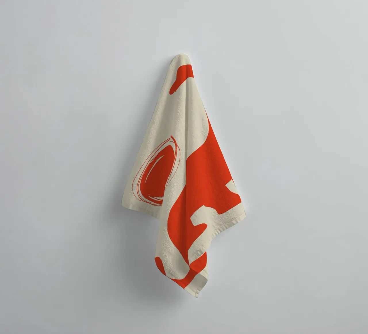 Nursery brachiosaurus towel by Little Dean