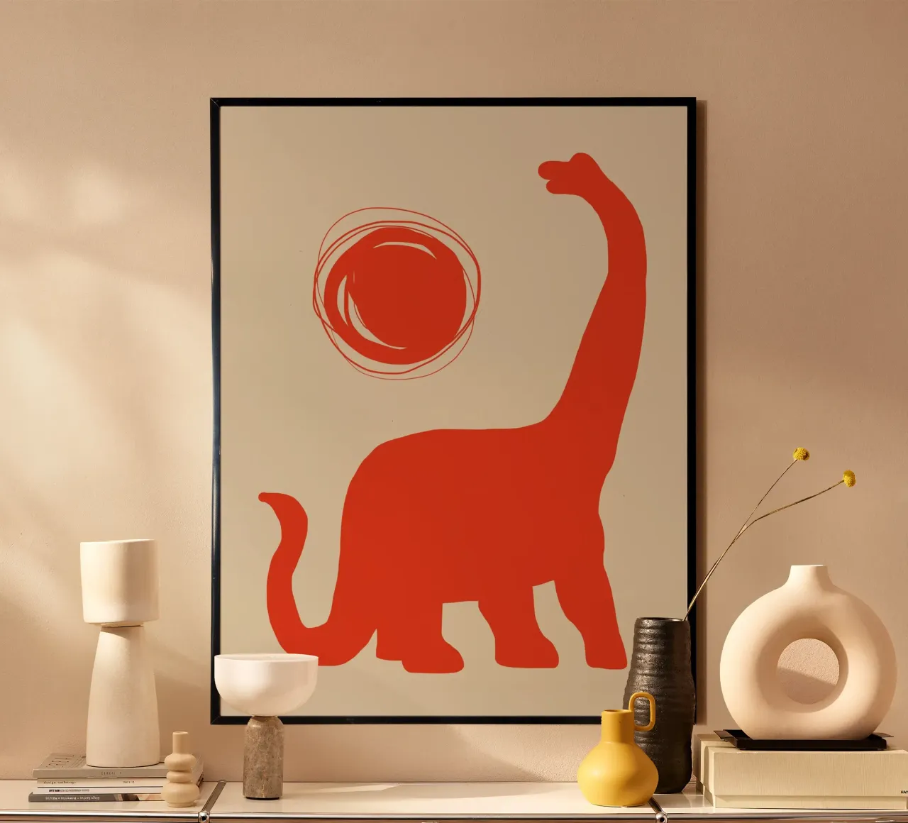 Brachiosaurus poster van Little Dean