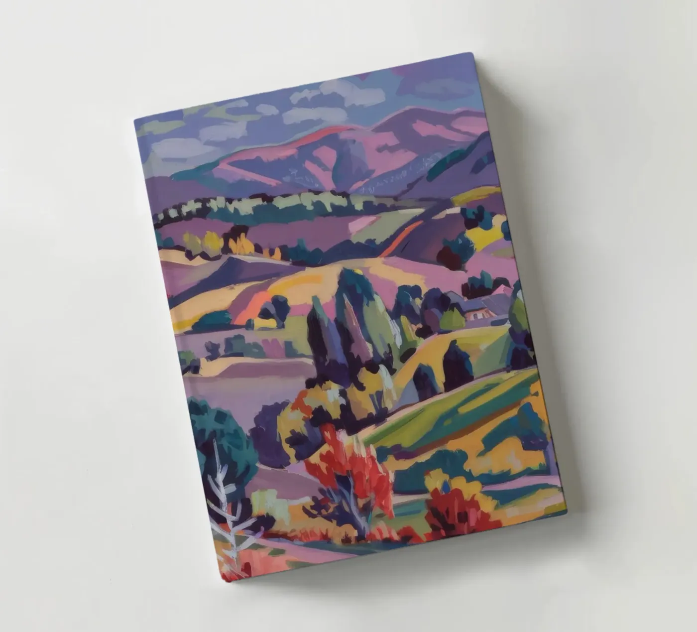 Panorama delle colline Patchwork quaderno da Celestial Harmony