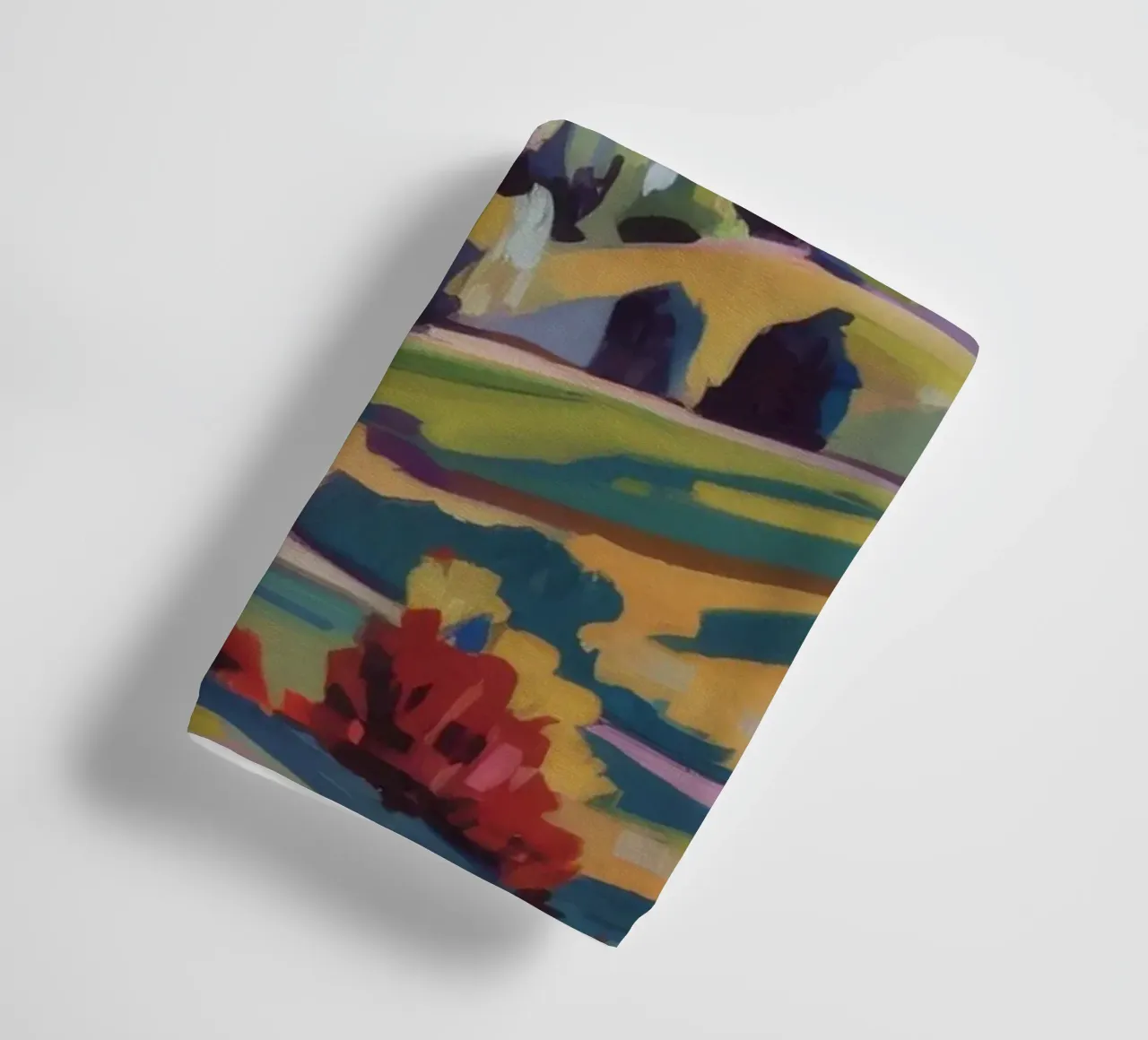 Patchwork Hills Panorama towel by Celestial Harmony