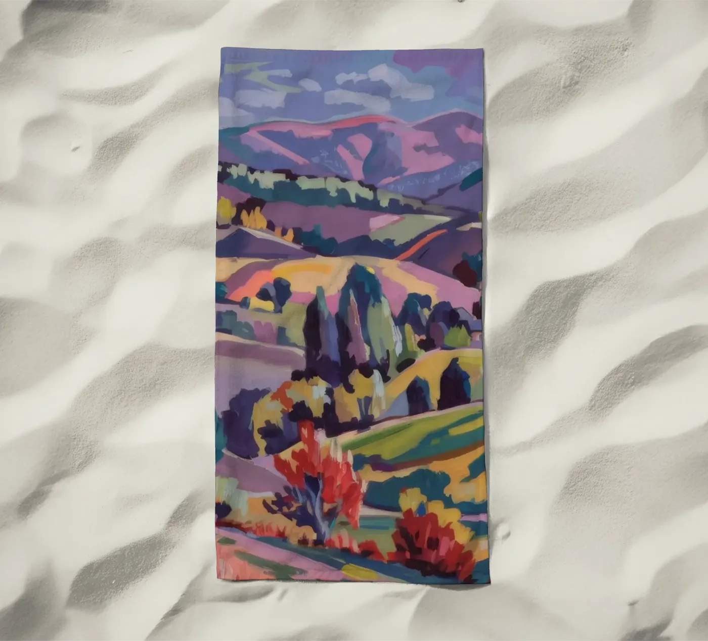 Panorama delle colline Patchwork telo mare da Celestial Harmony