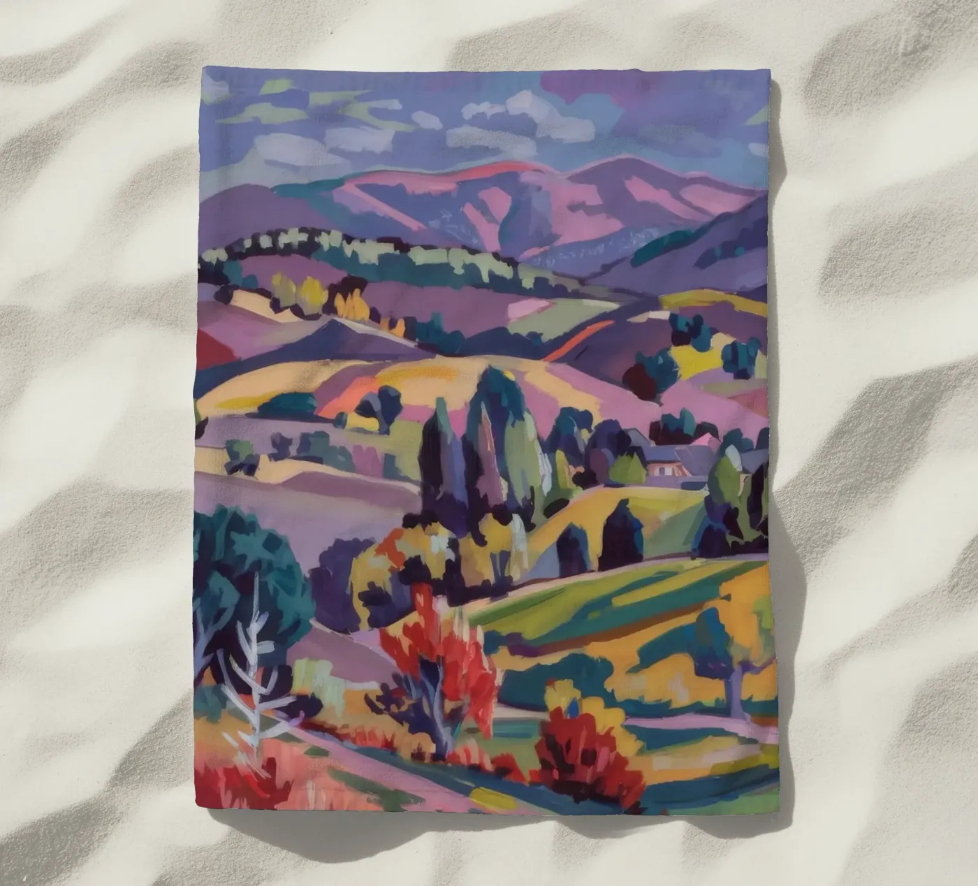 Panorama delle colline Patchwork telo mare da Celestial Harmony