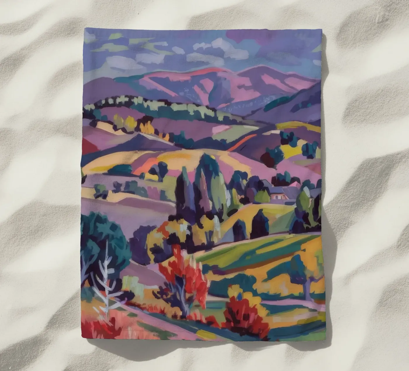 Panorama delle colline Patchwork telo mare da Celestial Harmony