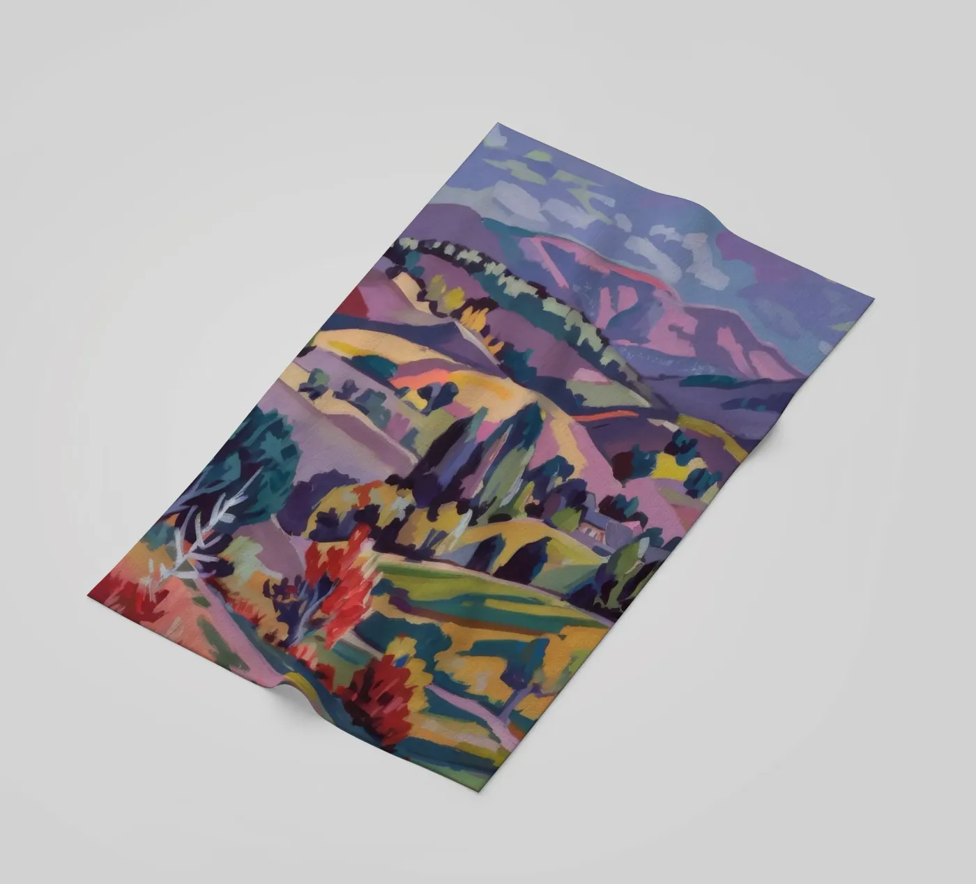 Panorama delle colline Patchwork telo mare da Celestial Harmony