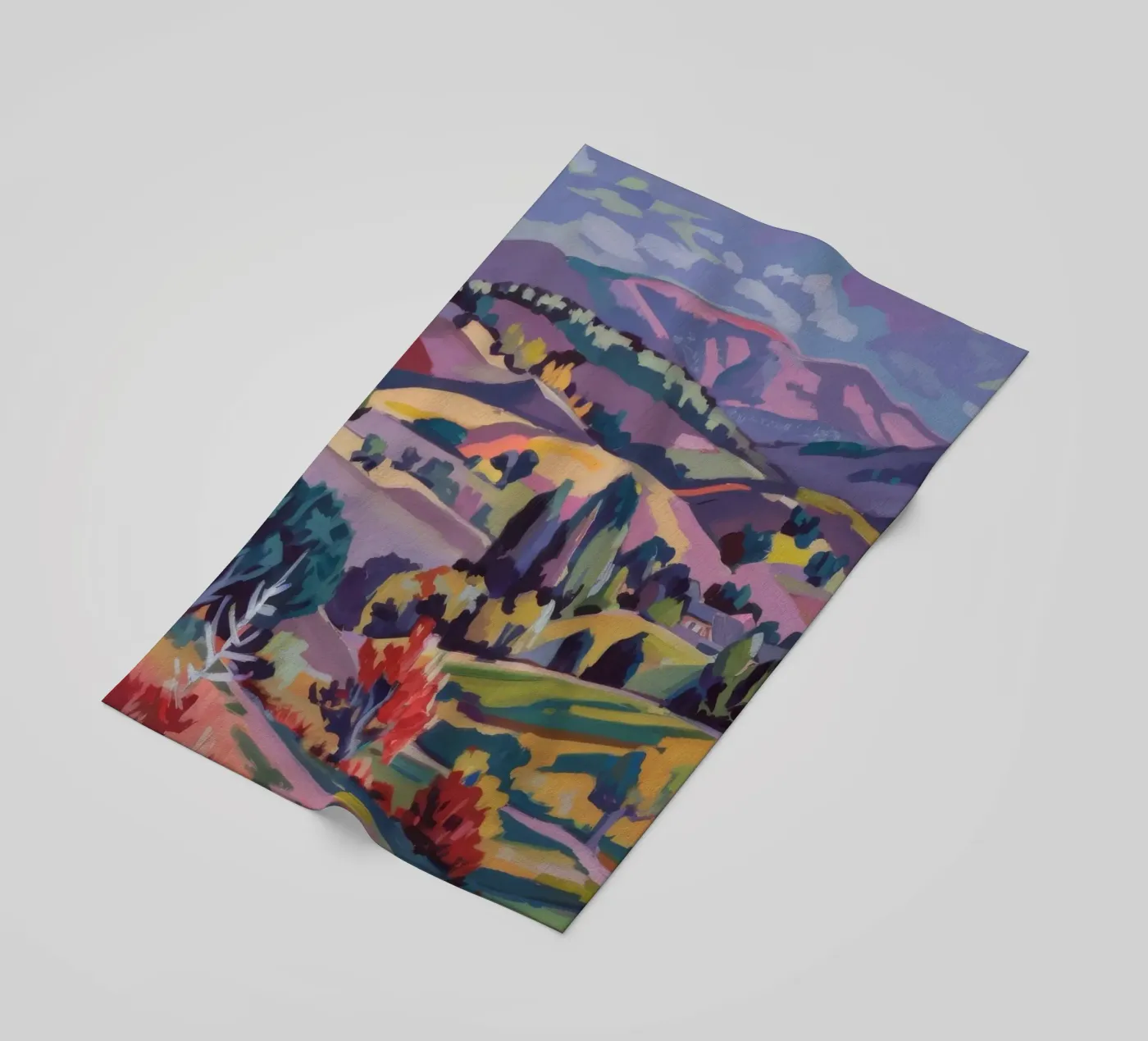 Panorama delle colline Patchwork telo mare da Celestial Harmony