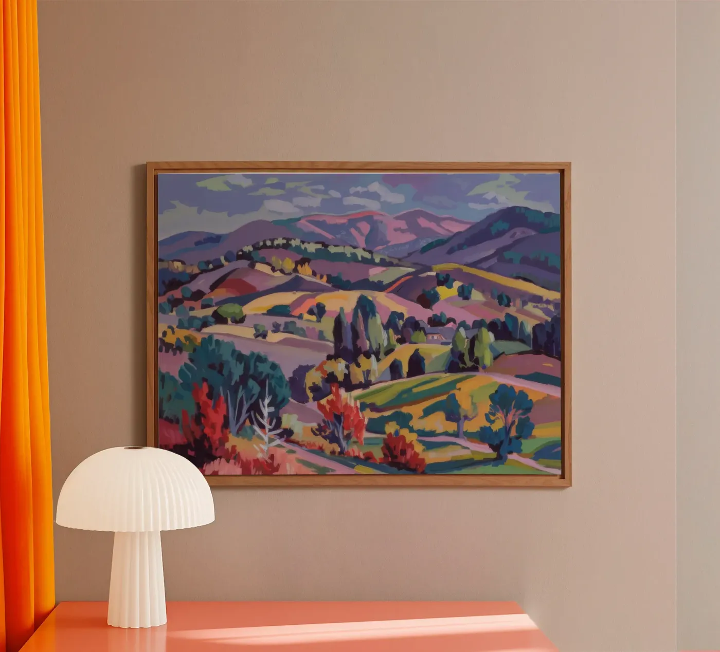 Patchwork Hills Panorama forex plate by Celestial Harmony