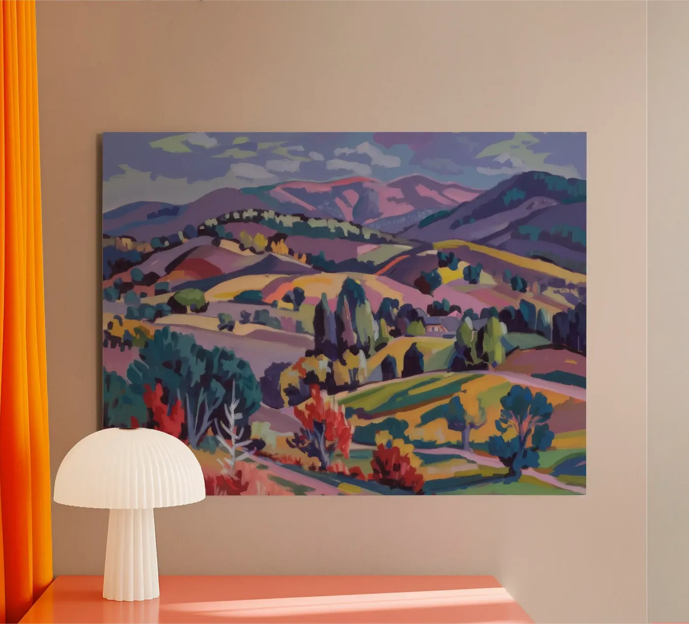 Patchwork Hills Panorama forex plate by Celestial Harmony